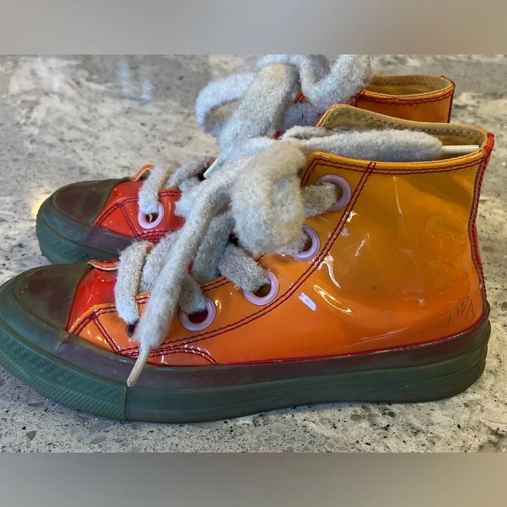 Converse All Stars Converse x JW Anderson Orange Sneakers Size 6 - Picture 10 of 11